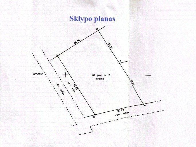 Parduodamas  sklypas Bruknių g., Katiliškių k., Vilniaus r. sav., 13.62 a ploto 9