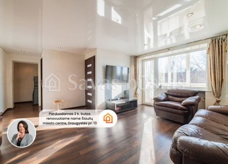 Parduodamas butas Draugystės pr., Šiaulių m., Šiaulių m. sav., 43.79 m2 ploto, 2 kambariai Parduodamas butas Draugystės pr., Šiaulių m., Šiaulių m. sav., 43.79 m2 ploto, 2 kambariai