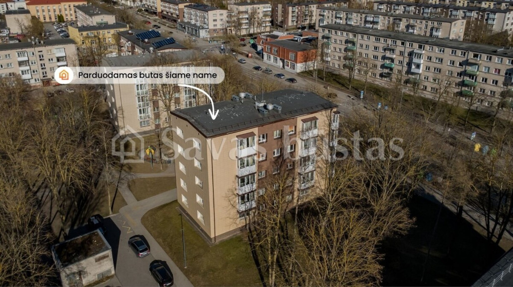 Parduodamas butas Draugystės pr., Šiaulių m., Šiaulių m. sav., 43.79 m2 ploto, 2 kambariai 19