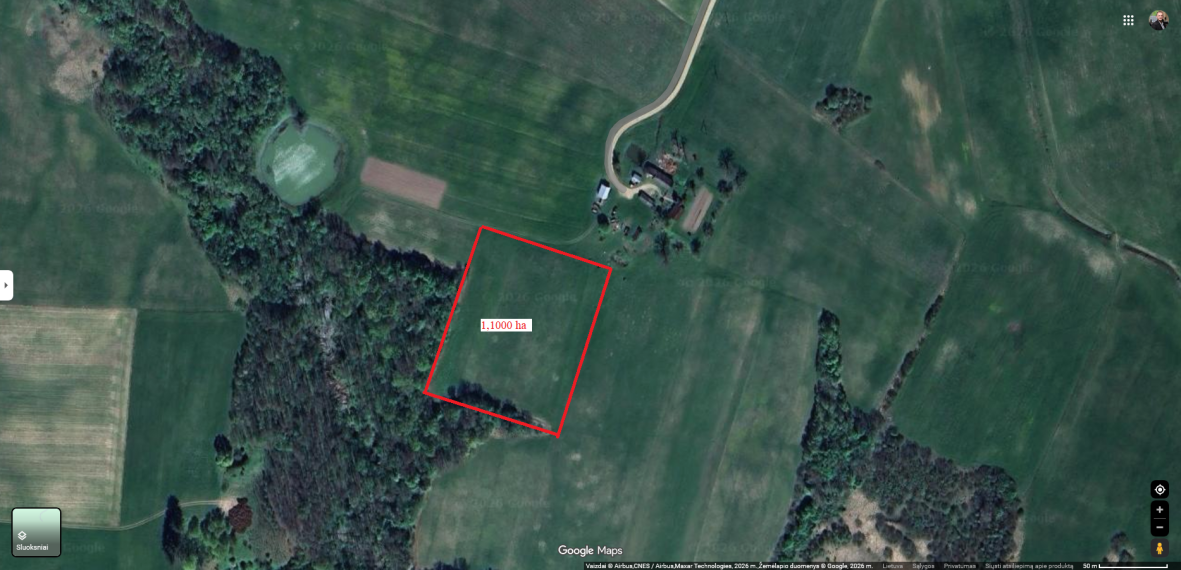 Parduodamas sklypas Meldikviršių k., Tauragės r. sav., 110.00 a ploto 6