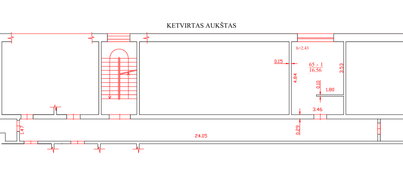 Parduodamas butas Chemijos g., Kauno m., Kauno m. sav., 16.56 m² ploto 1 kambarys 13