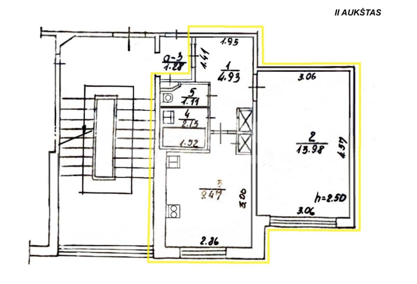 Parduodamas butas Dainų g., Dainiai, Šiaulių m., Šiaulių m. sav., 31.62 m2 ploto, 1 kambariai 11