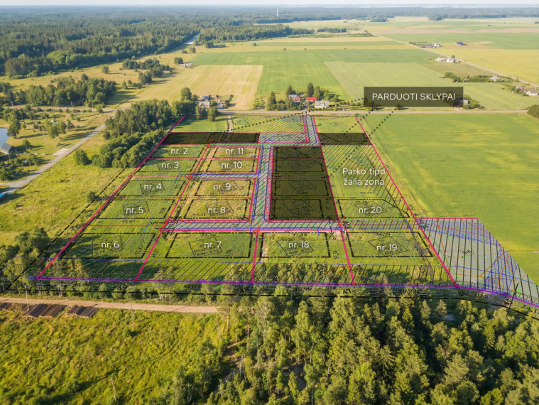Parduodamas  sklypas Želvių g., Želvių k., Kretingos r. sav., 17.58 a ploto 2