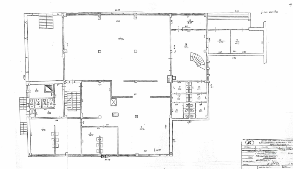 Parduodamos patalpos Panevėžio g., Vabalninko m., Biržų r. sav., 1384.67 m² ploto 13
