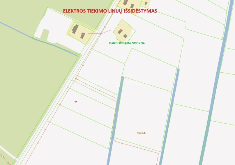 Parduodamas namų valdos paskirties sklypas Muižės k., Šilutės r. sav., 254.12 a ploto 2