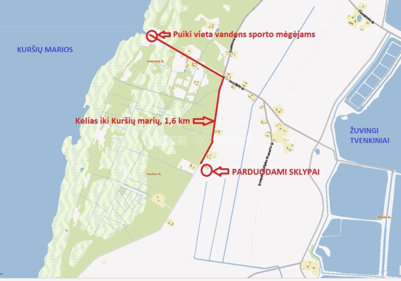 Parduodamas namų valdos paskirties sklypas Muižės k., Šilutės r. sav., 254.12 a ploto 3