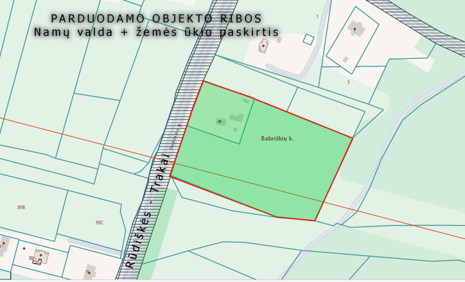 Parduodamas namas Gedimino g., Babriškių k., 77.25 kv.m ploto 9