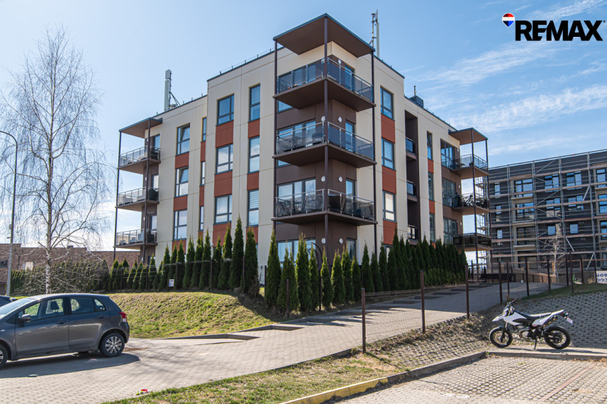 Parduodamas erdvus butas su terasa, privačiu kiemeliu ir parkavimo vieta, Taurijos g., Rokantiškėse, Vilniuje, 54 kv.m ploto 19