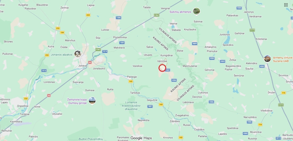 Parduodamas kitos paskirties sklypas Upninkų k., Jonavos r. sav., 42838 a ploto 7