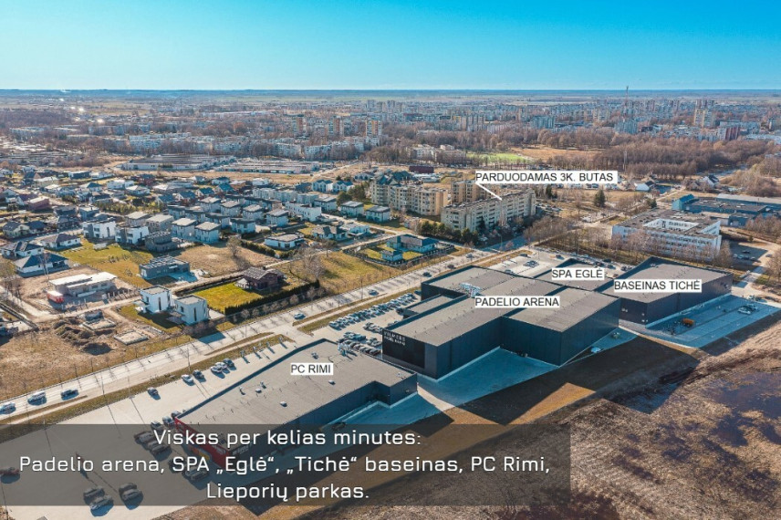 Parduodamas butas Statybininkų g., Šiaulių m., Šiaulių m. sav., 71.46 m2 ploto, 3 kambariai 3