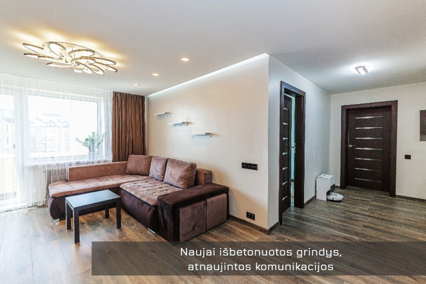 Parduodamas butas Statybininkų g., Šiaulių m., Šiaulių m. sav., 71.46 m2 ploto, 3 kambariai 7