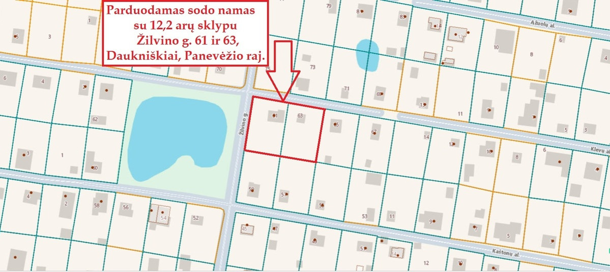Parduodamas namas Žilvino g., Daukniškių k., Panevėžio r. sav., 67.91 m2 ploto, 2 aukštai 5