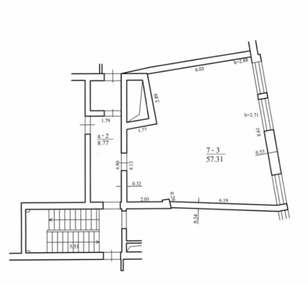 Parduodamas butas Kęstučio g., Vilniaus m., Vilniaus m. sav., 57.31 m2 ploto, 2 kambariai 23
