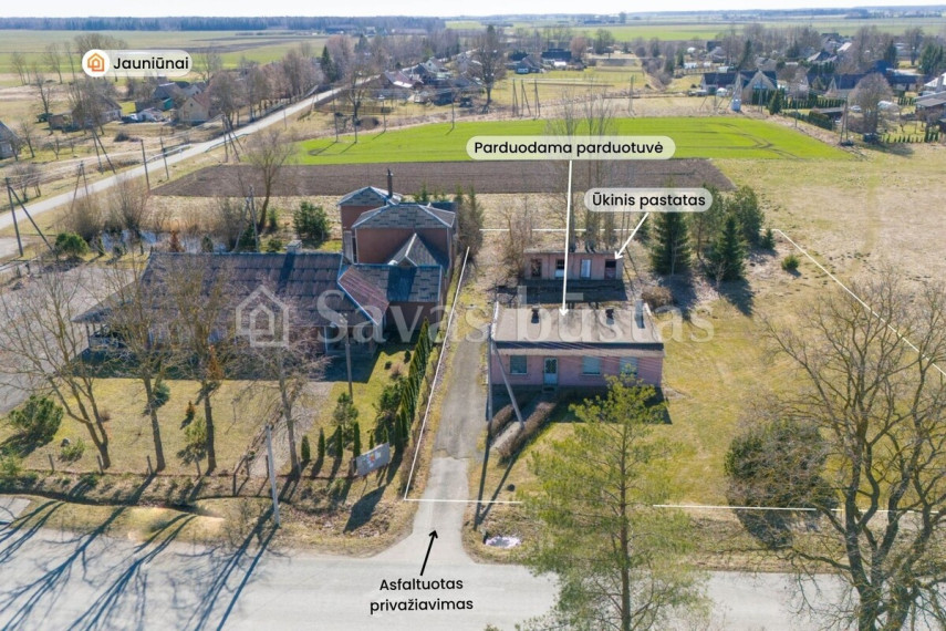 Parduodamos  patalpos Jauniūnų k., Joniškio r. sav., 99.65 m2 ploto 2