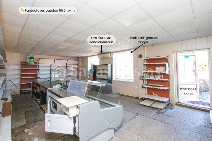 Parduodamos  patalpos Jauniūnų k., Joniškio r. sav., 99.65 m2 ploto 13
