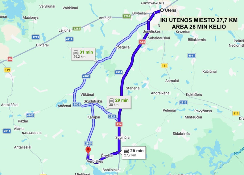 Parduodamas namas Spiečiūnų g., Spiečiūnų k., Molėtų r. sav., 97 m2 ploto, 1 aukštai 26
