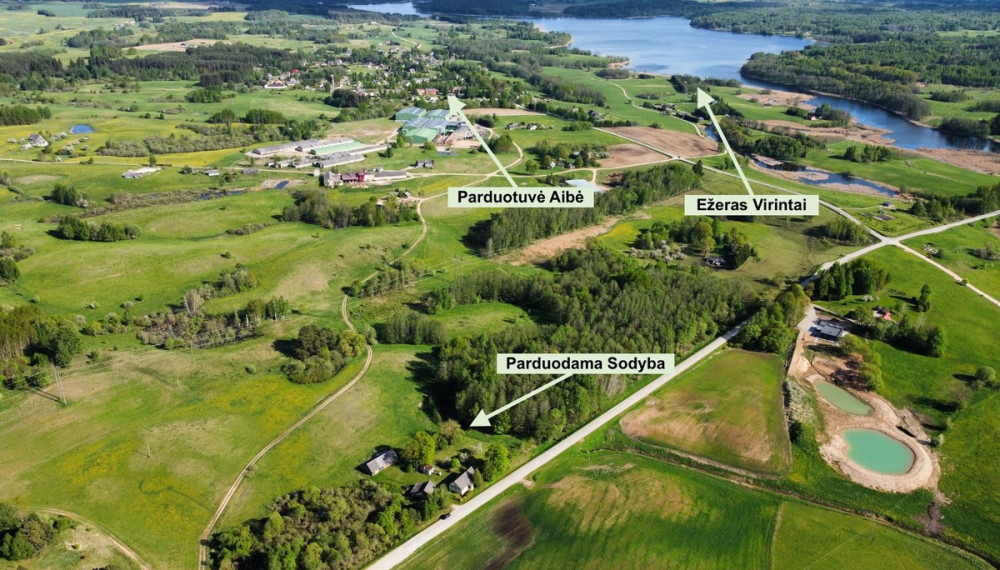 Parduodamas namas Spiečiūnų g., Spiečiūnų k., Molėtų r. sav., 97 m2 ploto, 1 aukštai 12