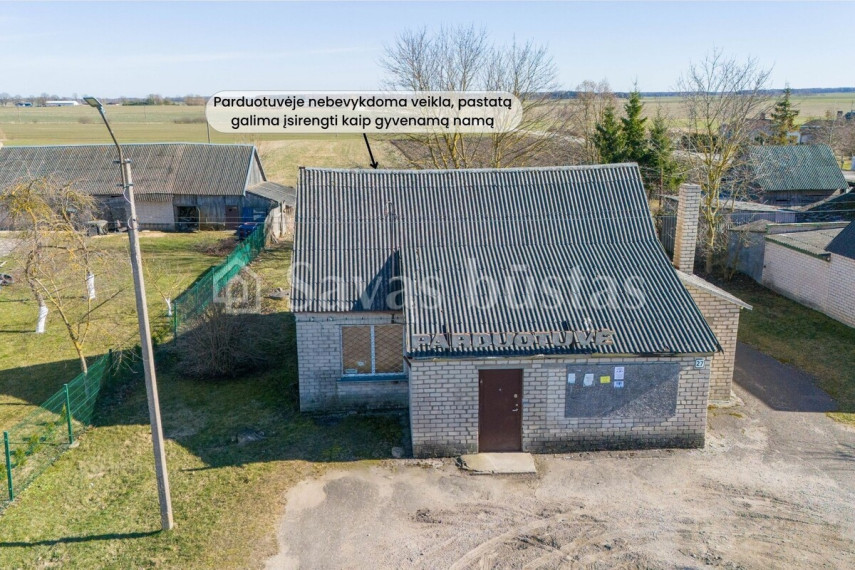 Parduodamos  patalpos Mūšos g., Mekių k., Joniškio r. sav., 62.01 m2 ploto 3