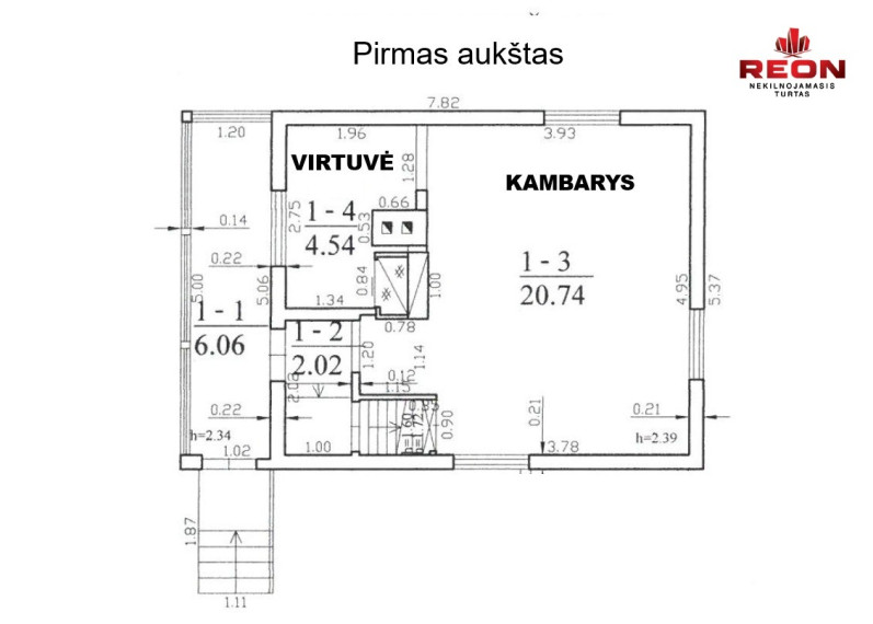 Parduodamas namas Ežeraičių k., Vilniaus r. sav., 84 m2 ploto, 2 aukštai 4