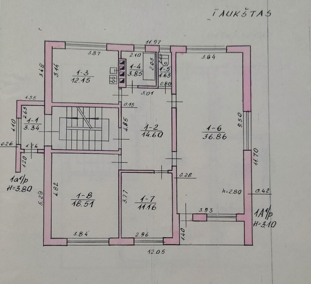 Parduodamas namas Agrastų g., Kelmės m., Kelmės r. sav., 261.83 m² ploto 5 kambariai 18