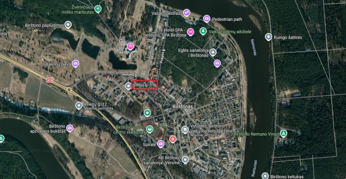 Parduodamas butas Lelijų g., Birštono m., Birštono sav., 63.96 m2 ploto, 2 kambariai 24