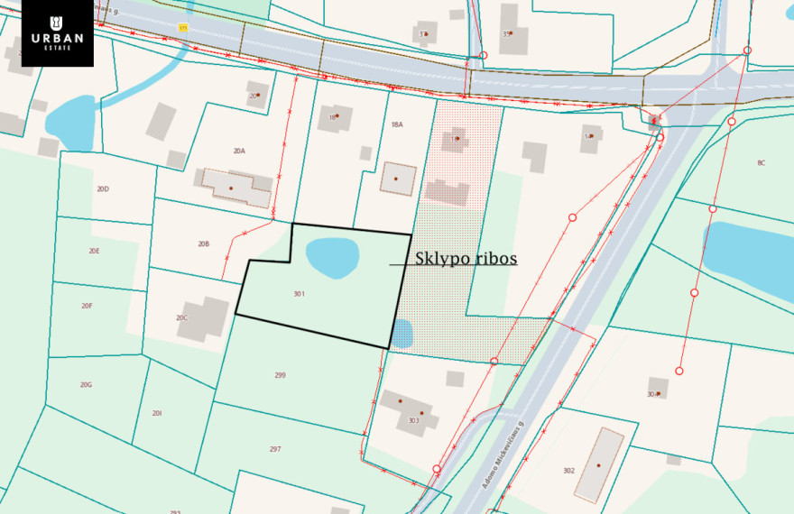 Parduodamas sklypas Adomo Mickevičiaus g., Sudervės k., 26,22a ploto 6