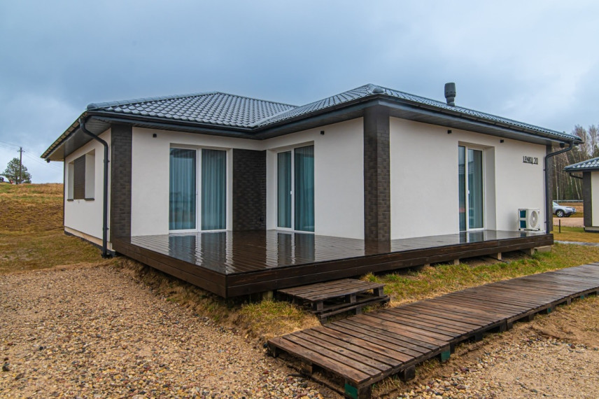 Parduodamas namas Lenkų g., Mickūnų mstl., Vilniaus r. sav., 123.8 m2 ploto, 1 aukštai 1