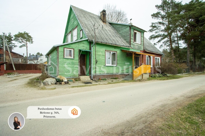 Parduodamas butas Prienų r. sav., Prienų m., Birštono g. 34A, 56 m2 ploto, 2 kambariai 1