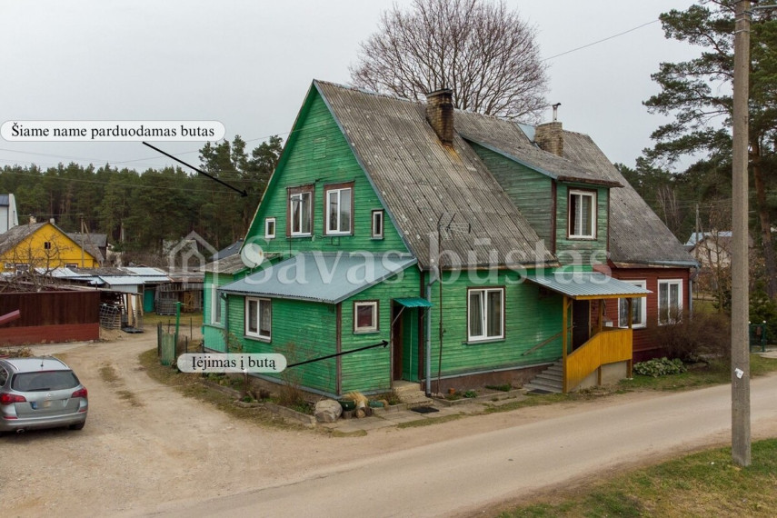Parduodamas butas Prienų r. sav., Prienų m., Birštono g. 34A, 56 m2 ploto, 2 kambariai 2