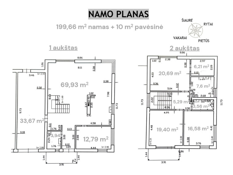 Parduodamas namas Miško g., Vilniaus m., Vilniaus m. sav., 200 m2 ploto, 2 aukštai 24