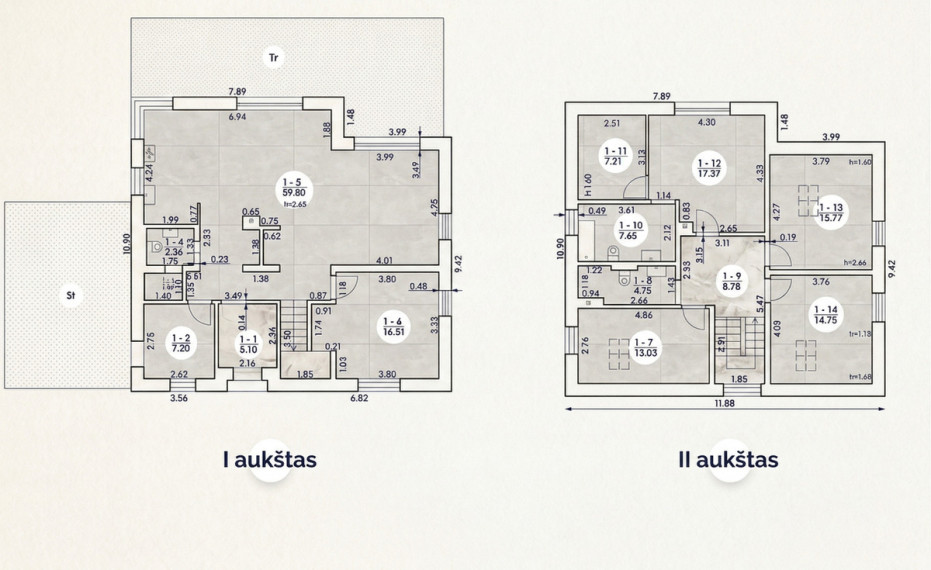 Parduodamas namas Kuršių tak., Palangos m., Palangos m. sav., 184.53 m2 ploto, 2 aukštai 21