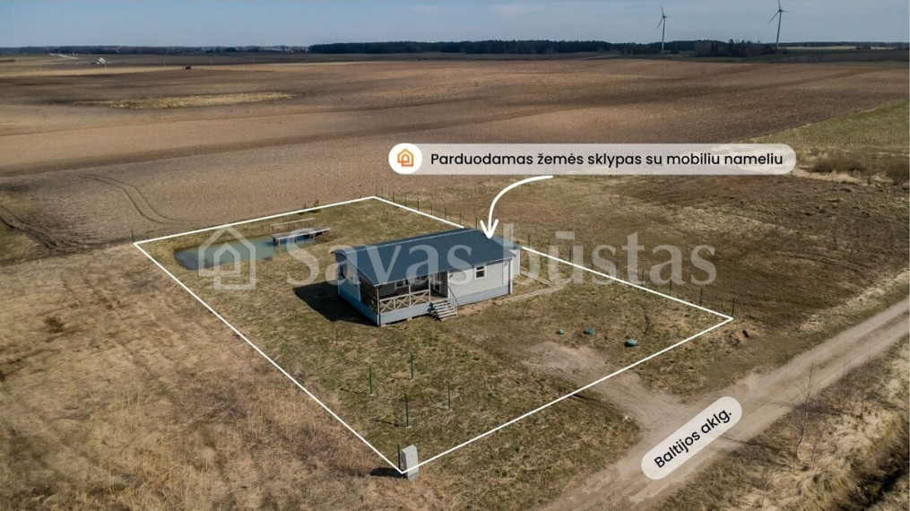 Parduodamas namas Baltijos aklg., Kiauleikių k., Kretingos r. sav., 63.61 m2 ploto, 1 aukštai 4