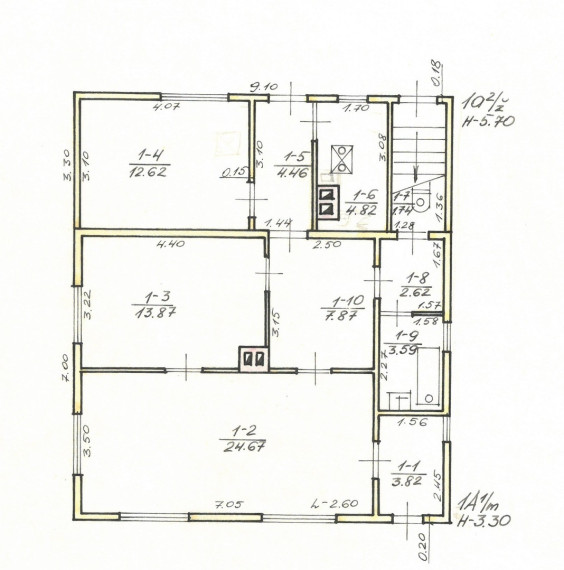 Parduodamas namas Danutės g., Pilėnai, Panevėžio m., Panevėžio m. sav., 145.7 m2 ploto, 2 aukštai 12