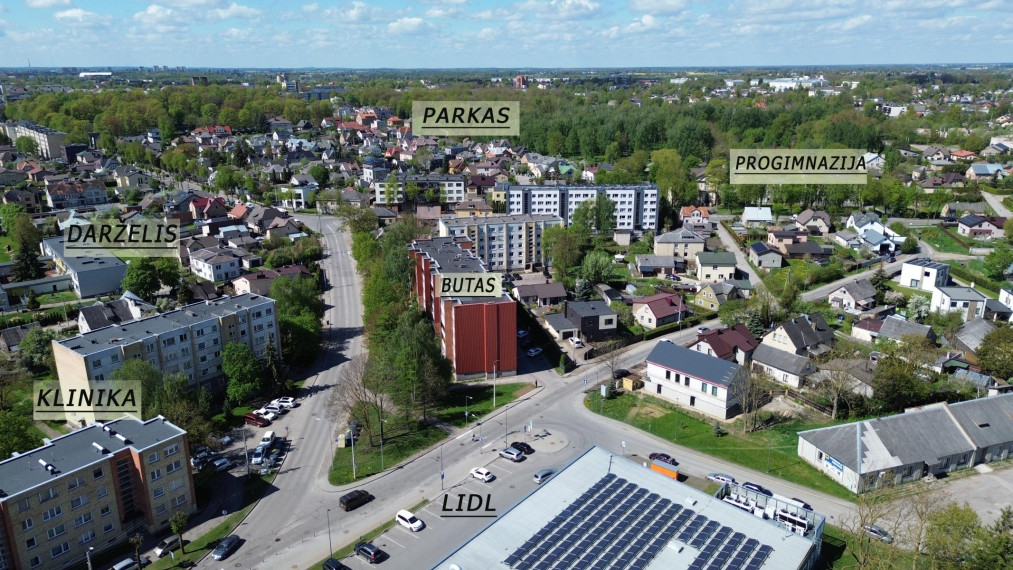 Parduodamas butas P. Lukšio g., Centras, Šiaulių m., Šiaulių m. sav., 62.86 m² ploto 3 kambariai 2