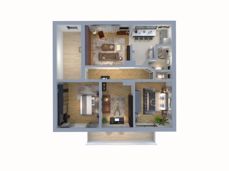 Parduodamas butas A. Mackevičiaus g., Žaliakalnis, Kauno m., Kauno m. sav., 149.61 m² ploto 4 kambariai 2