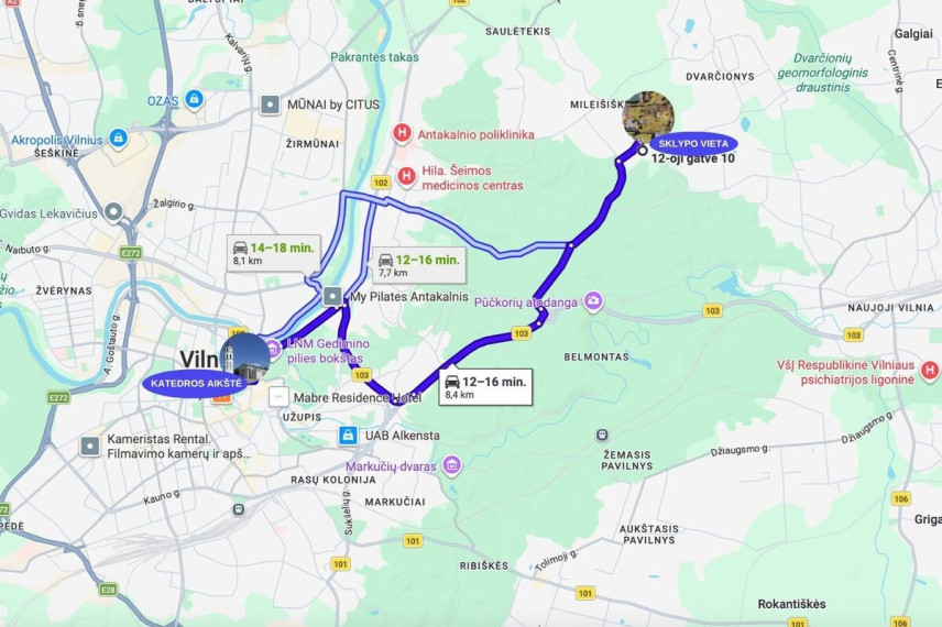 Parduodamas  sklypas Viršupio Sodų 12-oji g., Vilniaus m., Vilniaus m. sav., 6.08 a ploto 8