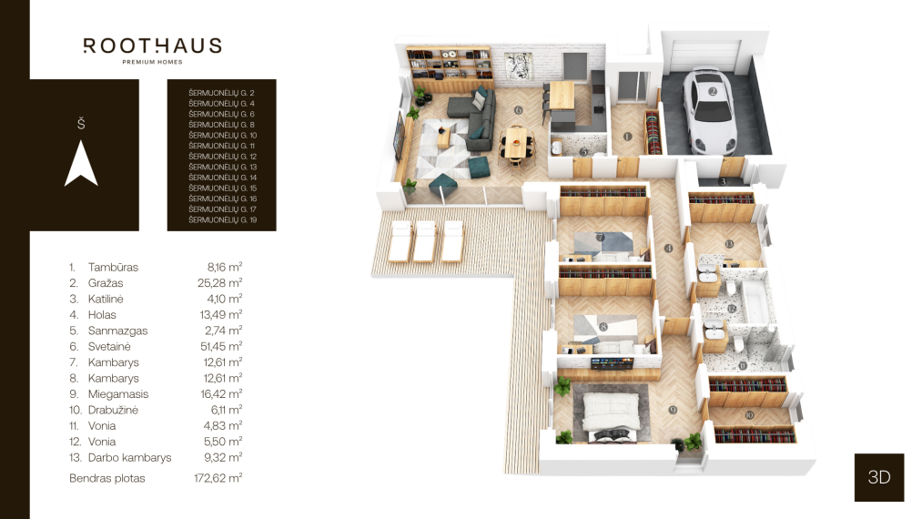 Parduodamas namas Mėlynių g., Bukiškio k., Vilniaus r. sav., 173.00 m² ploto 5 kambariai 32