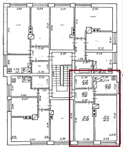 Parduodamas butas Jono Jablonskio g., Kubilėlių k., Šakių r. sav., 23.29 m² ploto 2 kambariai 13