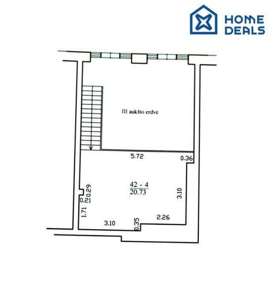 Parduodamas butas Birutės g., Vėtrungė, Klaipėdos m., Klaipėdos m. sav., 65.87 m² ploto 2 kambariai 30