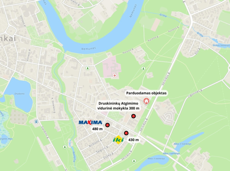 Parduodamas butas Veisiejų g., Druskininkų m., Druskininkų sav., 71.3 m2 ploto, 3 kambariai 32