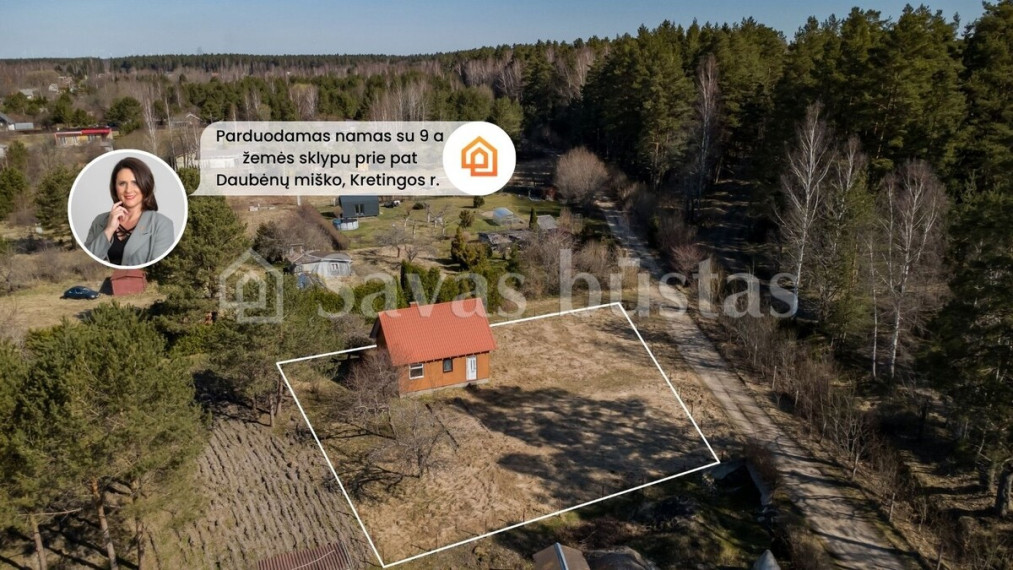 Parduodamas namas Miško g., Daubėnų k., Kretingos r. sav., 60 m2 ploto, 2 aukštai 1