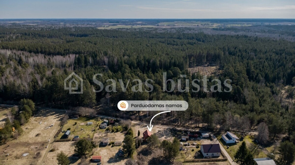 Parduodamas namas Miško g., Daubėnų k., Kretingos r. sav., 60 m2 ploto, 2 aukštai 17