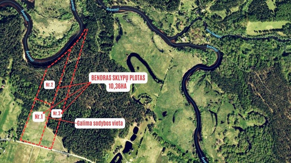 Parduodamas sklypas Mičionių k., Anykščių r. sav., 1036.00 a ploto 9