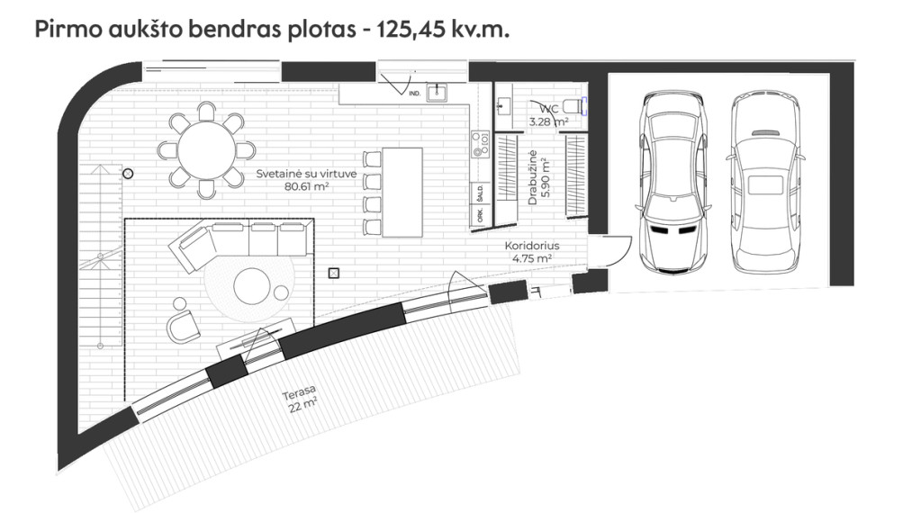 Parduodamas namas Kėdainių g., Kauno m., Kauno m. sav., 355.6 m2 ploto, 2 aukštai 22