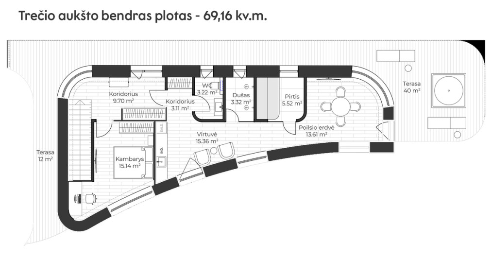 Parduodamas namas Kėdainių g., Kauno m., Kauno m. sav., 355.6 m2 ploto, 2 aukštai 24