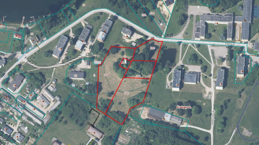 Parduodamas  sklypas Ežero g., Daugų m., Alytaus r. sav., 21.94 a ploto 6