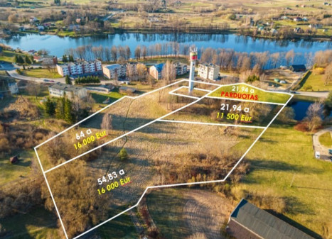 Parduodamas  sklypas Ežero g., Daugų m., Alytaus r. sav., 21.94 a ploto