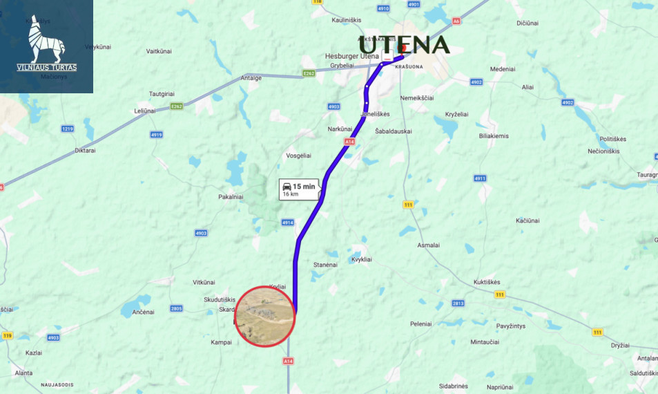Parduodamas  sklypas Molėtų r. sav., Mažeikių k., Plento g.4A, 245.48 a ploto 11
