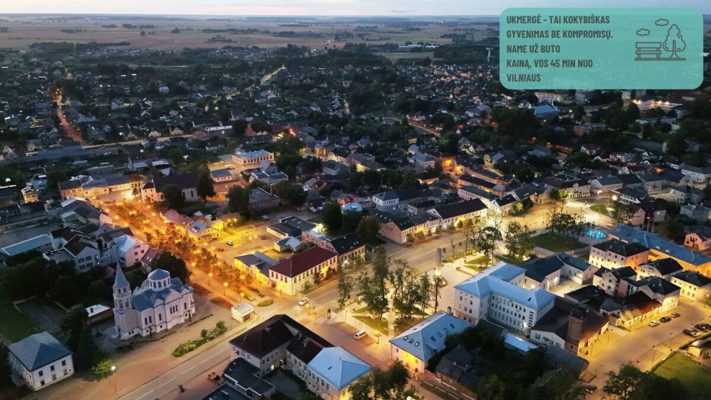Parduodamas namas Naujoji g., Ukmergės m., Ukmergės r. sav., 130.07 m2 ploto, 1 aukštai 12