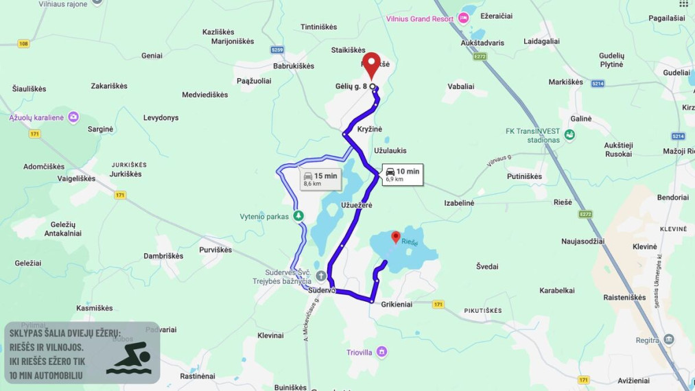 Parduodamas  sklypas Gėlių g., Brinkiškių k., Vilniaus r. sav., 7.8 a ploto 11